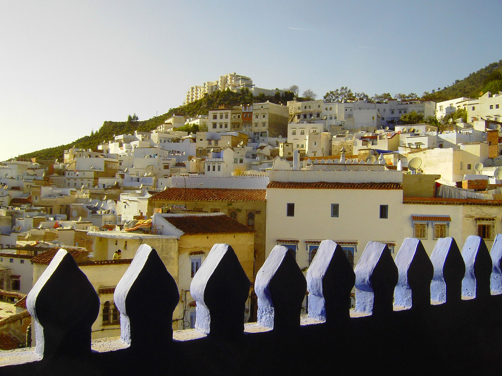 Scenery of Chefchaouen, Morocco (illustrative)