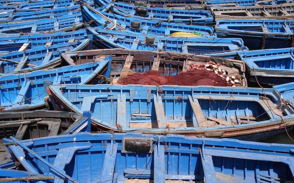 Scenery of Essaouira, Morocco (illustrative)