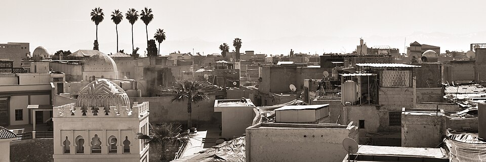 Scenery of Marrakech, Morocco (illustrative)