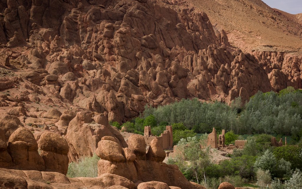Scenery of Sahara & South, Morocco (illustrative)