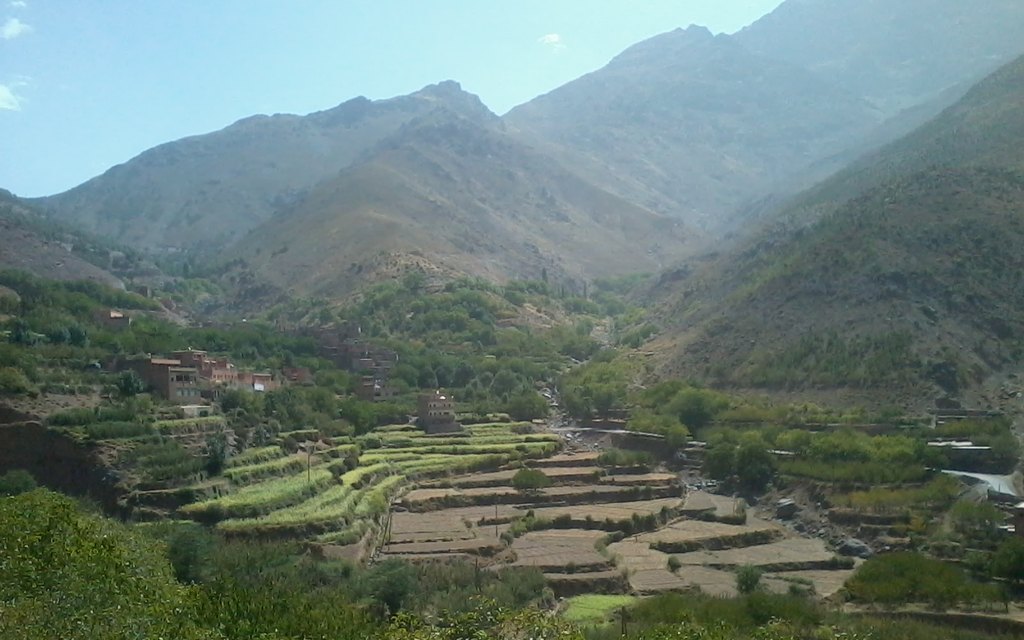 Scenery of Atlas Mountains, Morocco (illustrative)