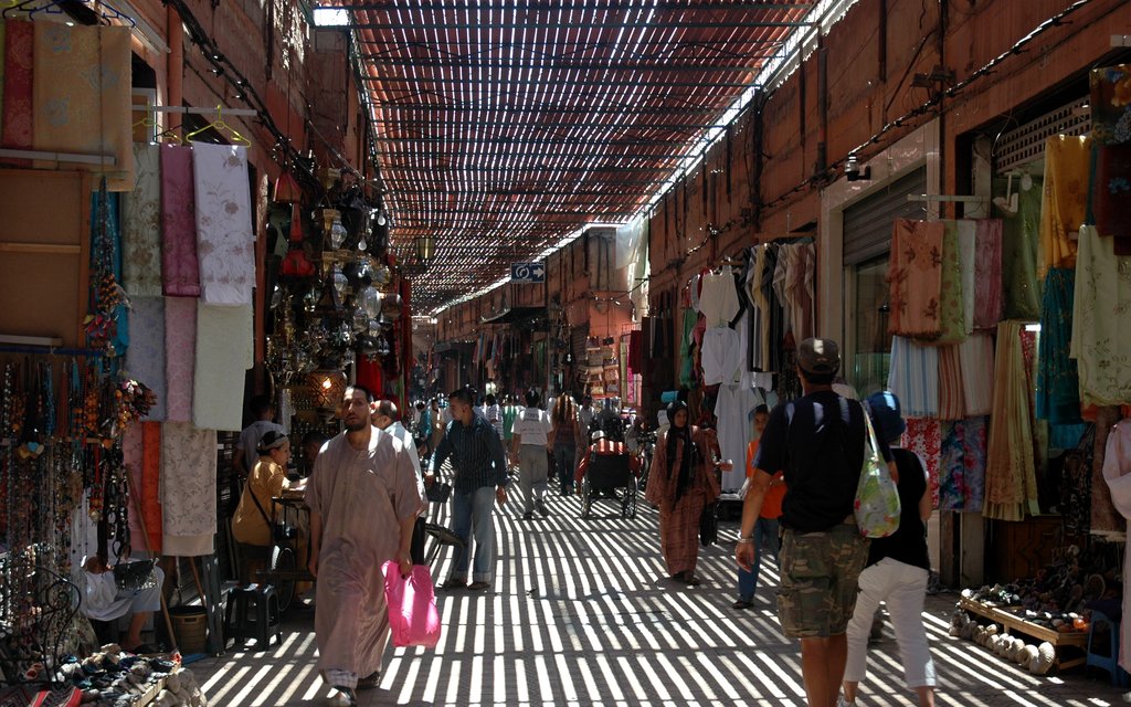 Scenery of Marrakech, Morocco (illustrative)