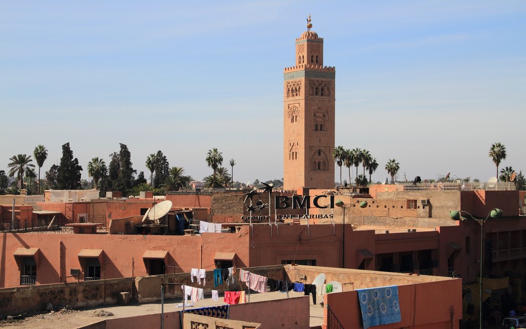 Scenery of Marrakech, Morocco (illustrative)