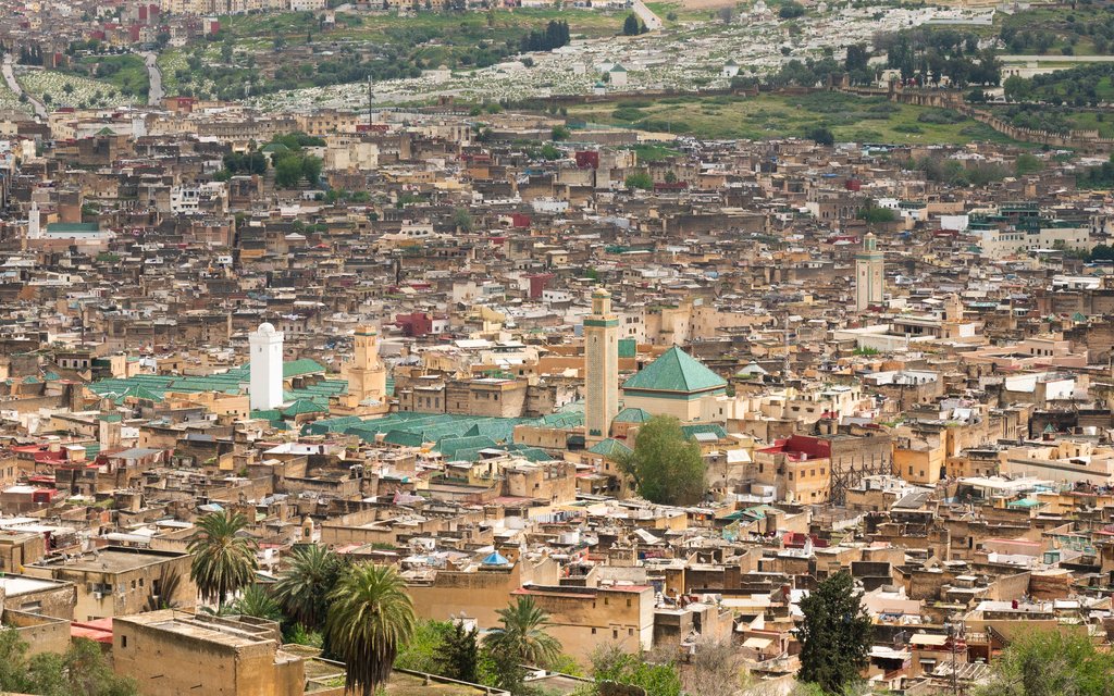 Scenery of Fes, Morocco (illustrative)