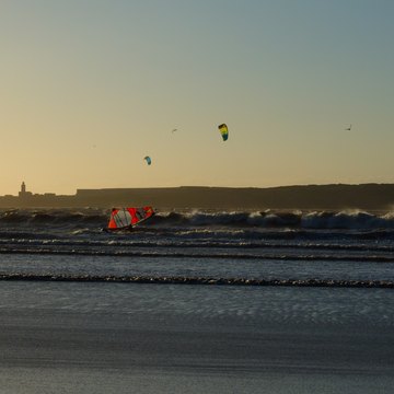 Kitesurf or windsurf Essaouira Bay, Essaouira