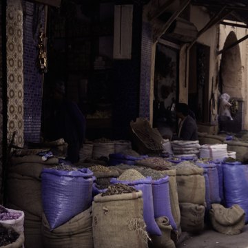 The souks north of Jemaa el-Fna, Marrakech