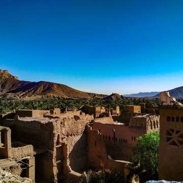 Draa Valley palmery drive, Agdz to Zagora, Sahara & South