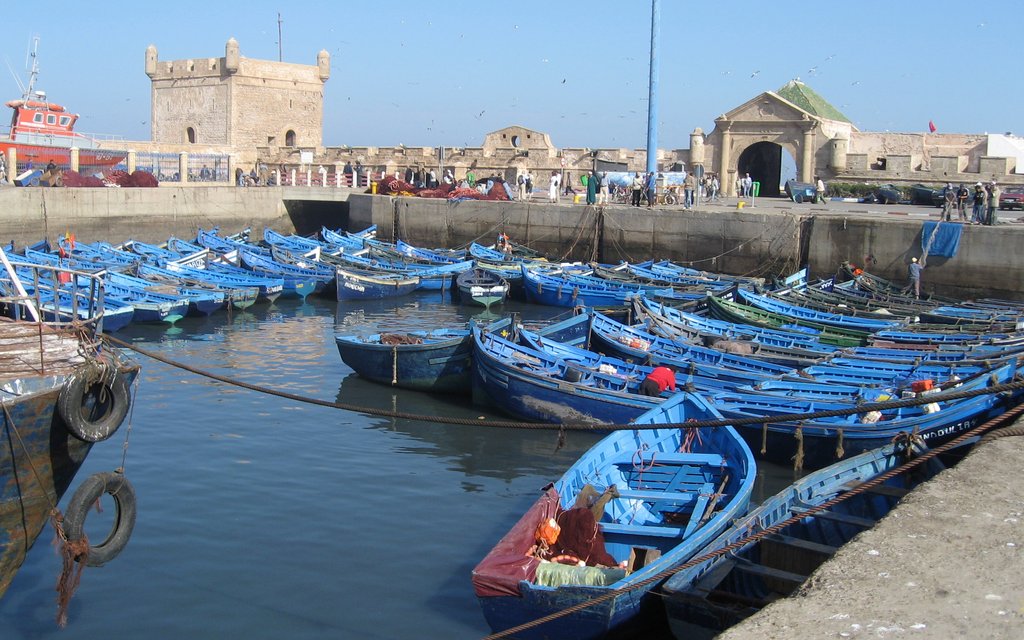 Scenery of Essaouira, Morocco (illustrative)